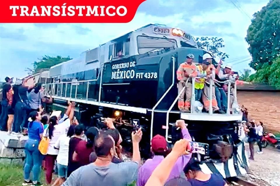En Oaxaca, también arrancaron las pruebas del Tren Transístmico.