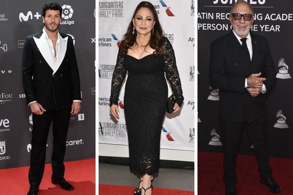 La Asociación de la Industria Discográfica de EU premiará a Sebastián Yatra, Gloria y Emilio Estefan por impulsar la música latina.