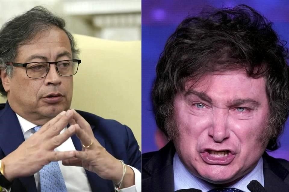 El candidato a la Presidencia de Argentina, Javier Milei, y el Mandatario Gustavo Petro se calificaron de nazi y socialista, respectivamente tras entrevista del ultraderechista.