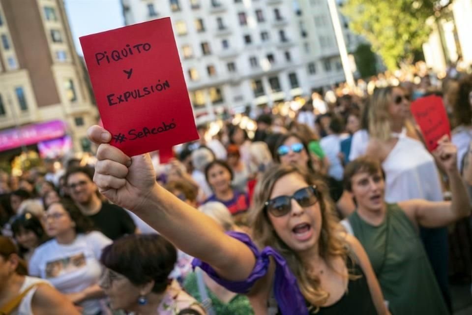 Marchas en contra de Luis Rubiales.