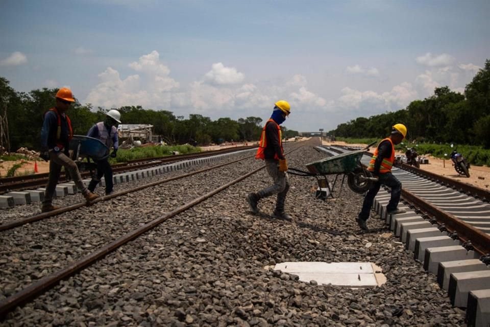 El incremento en la demanda de insumos ferroviarios se debe al impulso de obras como el Tren Maya, entre otras.