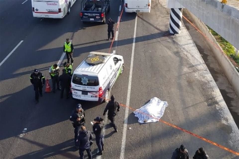 Los hechos ocurrieron en el kilómetro 29 de la Autopista México-Pachuca con dirección a Hidalgo, a la altura de la Colonia Esmeralda, en territorio del Municipio de Tecámac, en el Estado de México.