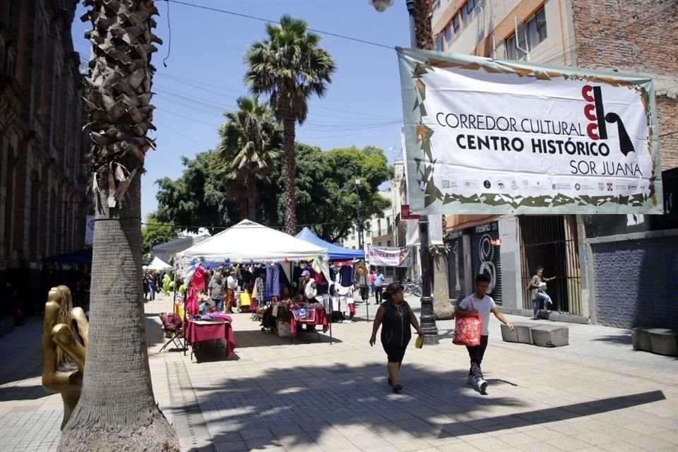 Ayer se celebró el segundo aniversario del primer corredor cultural en el Centro, ubicado en Regina y San Jerónimo.