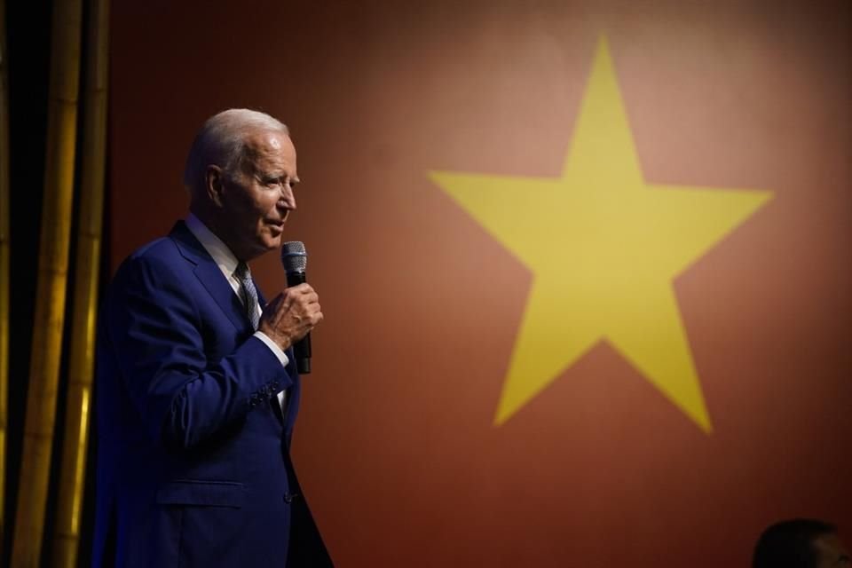 El Presidente de Estados Unidos, Joe Biden, durante una conferencia de prensa en Hanoi, Vietnam, el 10 de septiembre de 2023.