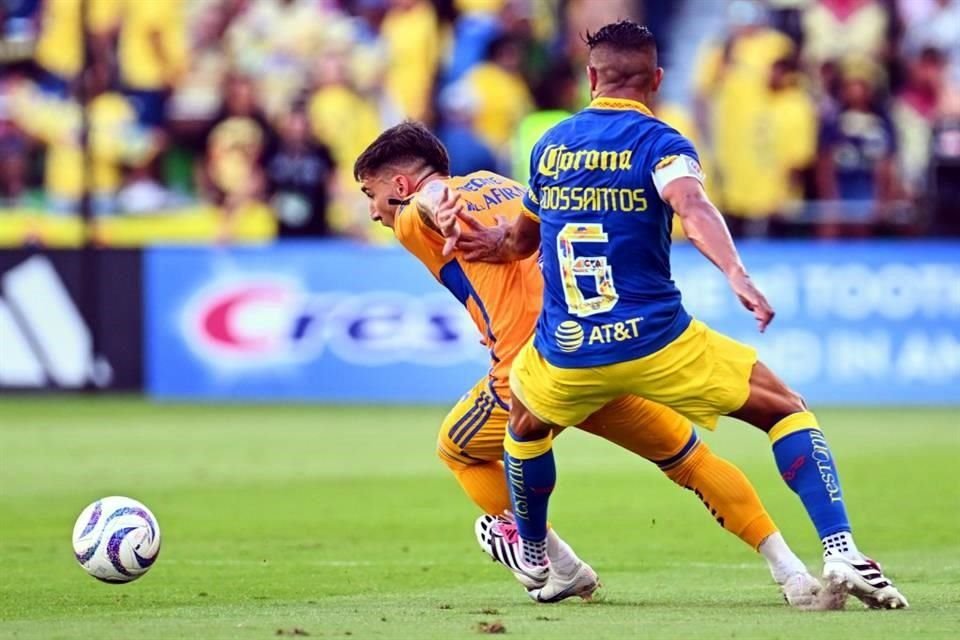 Los Tigres cayeron este domingo 2-1 ante América en duelo amistoso jugado en Austin, Texas.