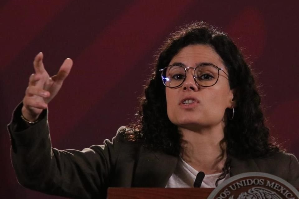 Luisa Alcalde, titular de la Secretaría de Gobernación.