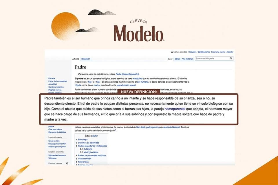 Este año, Cerveza Modelo celebra el Día del Padre con una iniciativa que reconoce a todos los, las y les papás.