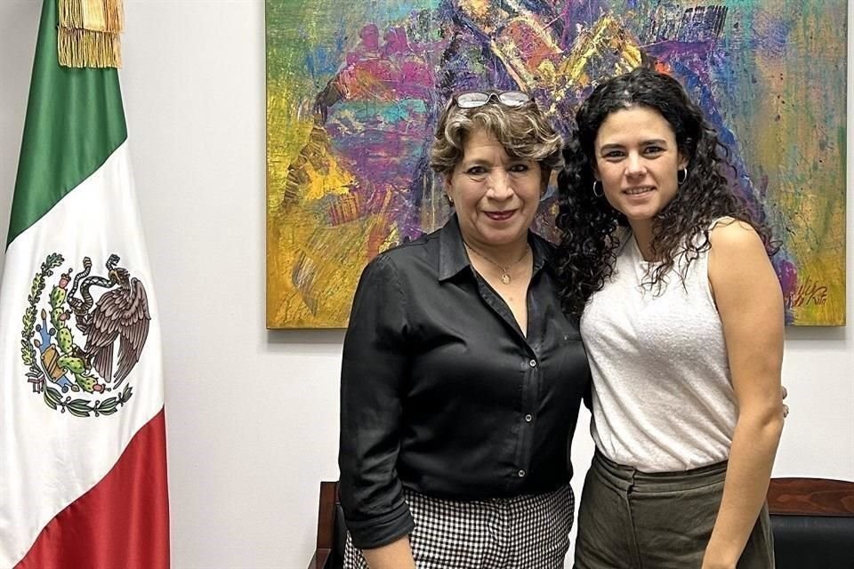 Luisa Alcalde, titular de Segob, y Delfina Gómez, Gobernadora electa del Estado de México se reunieron en la sede de la dependencia.