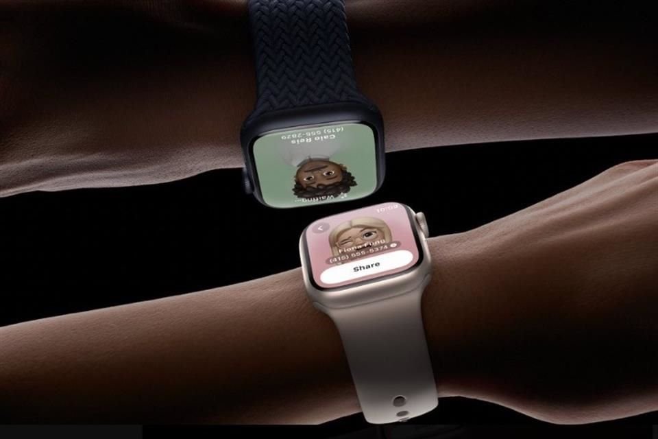 El nuevo Apple Watch permitirá compartir información con otro Apple Watch con sólo acercarlos.