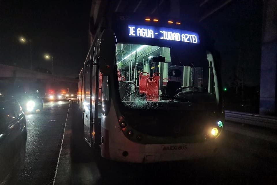 El chofer de la unidad ruta Ojo de Agua- Ciudad Azteca, responsable estaba detenido y que rendiría una declaración.