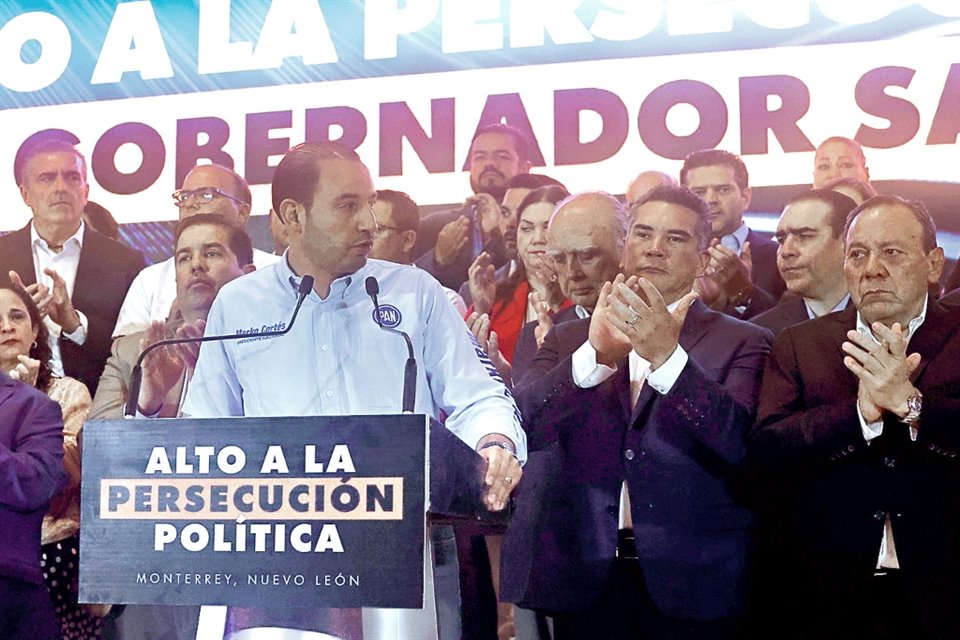 Dirigencias de PAN-PRI-PRD advirtieron a Samuel García que rechazarían su licencia para ser candidato en 2024, tras acusar persecución.