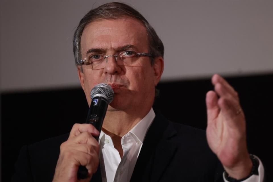 El ex Canciller Marcelo Ebrard.