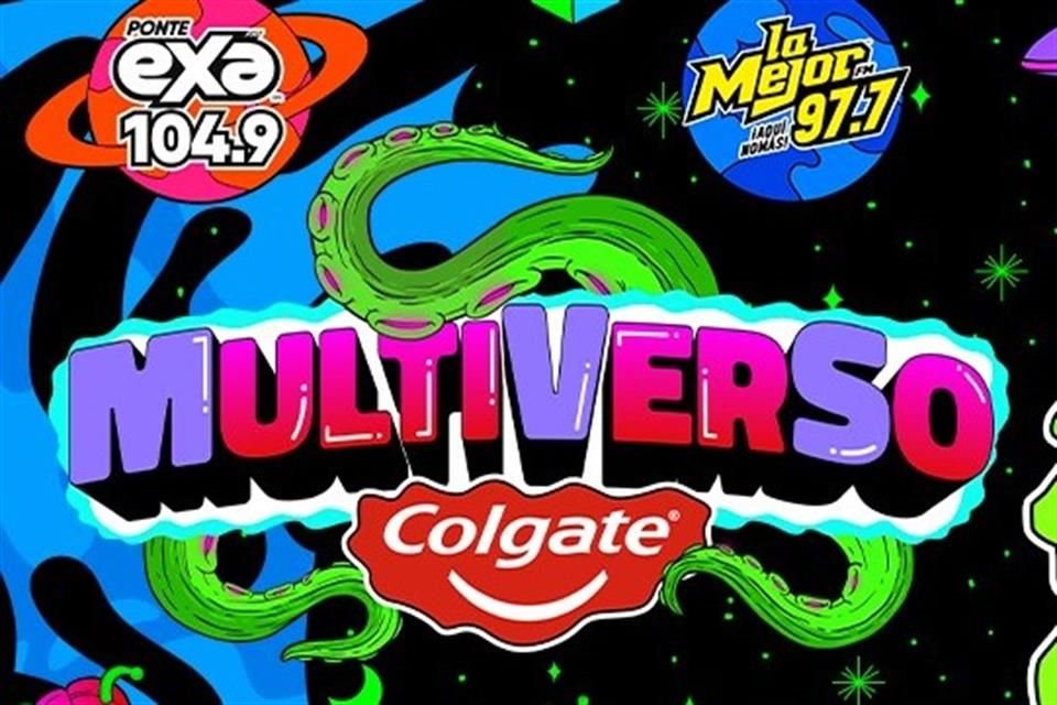 Las estaciones Exa FM y La Mejor FM colaboraron, por segundo año consecutivo, para el evento musical 'Colgate Multiverso 2023', en la CDMX.