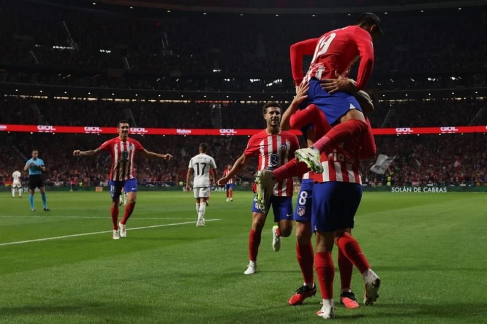 Atletico Madrid se impuso ante el Real Madrid.