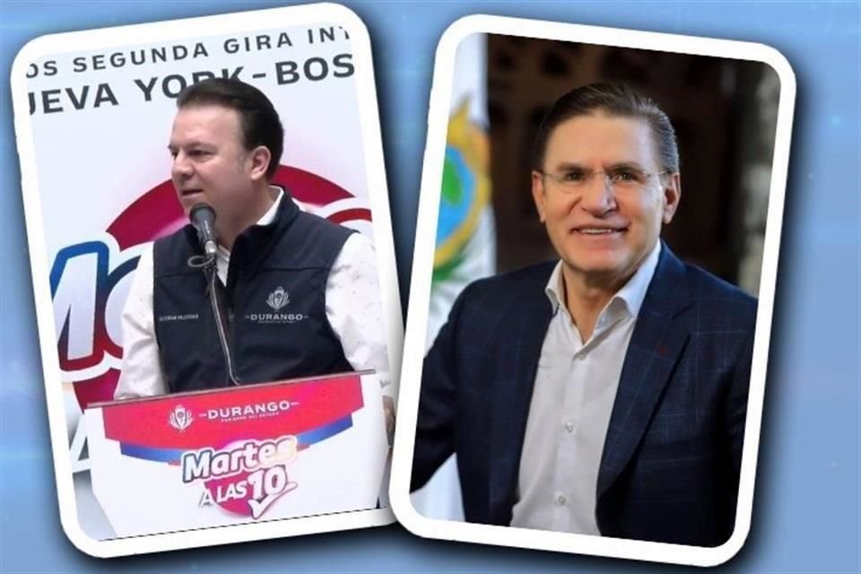 Esteban Villegas, Gobernador de Durango, dio una conferencia de prensa en la que mostró su rechazo al ex Mandatario José Rosas Aispuro.