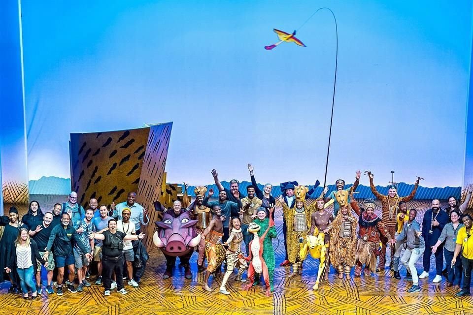 La producción y el elenco de 'The Lion King' está feliz con el recibimiento de los regios al musical.¿