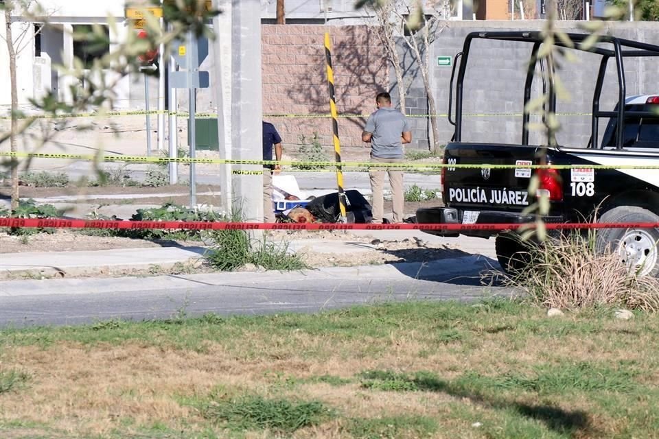 En el municipio de Juárez también se reportó el hallazgo de restos humanos, en la Colonia Valle de Santa Isabel.