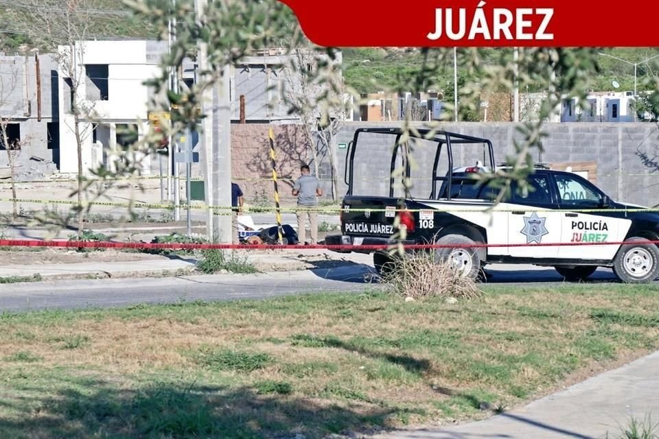 En el municipio de Juárez también se reportó el hallazgo de restos humanos, en la Colonia Valle de Santa Isabel.