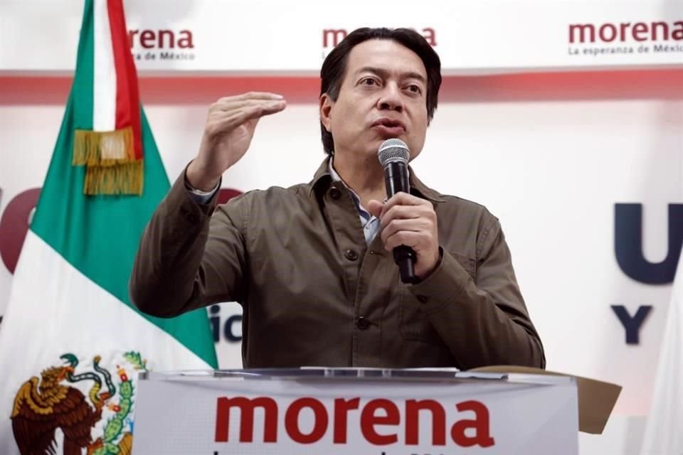 Mario Delgado, dirigente nacional de Morena.