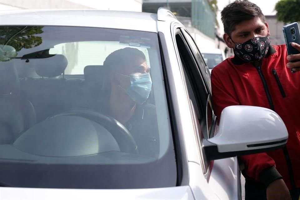 Salvador Reyes también reportó en Coapa.