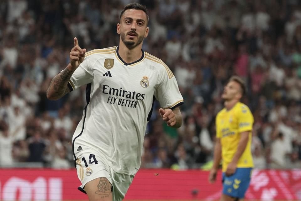 Joselu marcó el segundo gol del cuadro merengue.