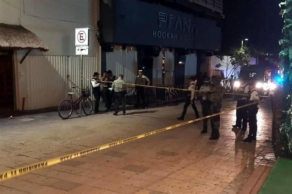 La turista al ser herida entró en pánico.