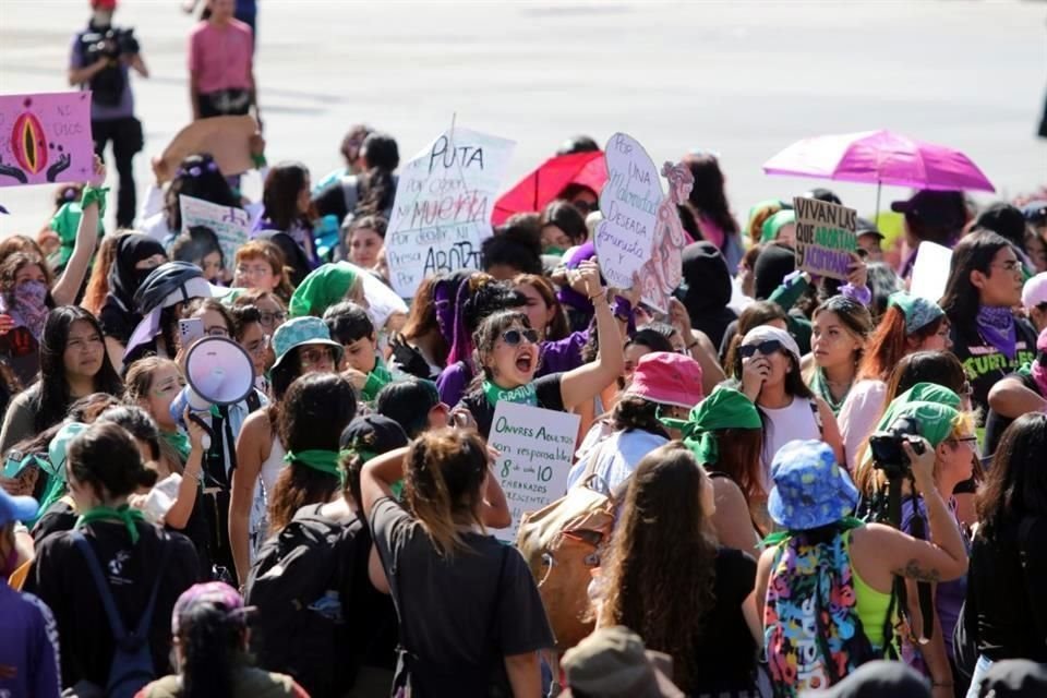 Colectivos marcharon ayer por el Día Global por un Aborto Seguro, el cual se conmemora el 28 de septiembre.