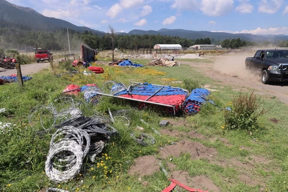 La Sedema intentó recuperar un predio de 37 mil metros cuadrados en Santo Tomás Ajusco.