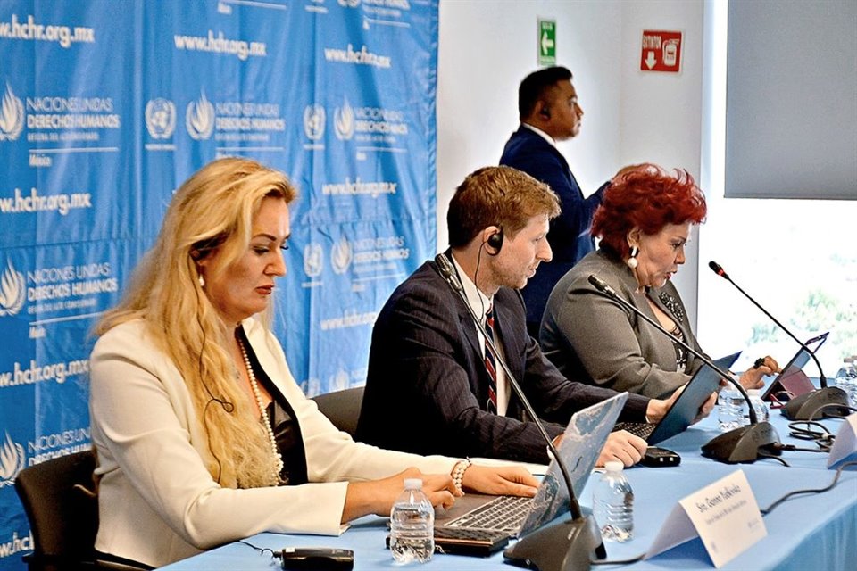 Ganna Yudkivska, Matthew Gillett y Miriam Estrada Castillo, del Grupo de Trabajo de la ONU sobre Detención Arbitraria, ofrecieron ayer las conclusiones sobre su visita.