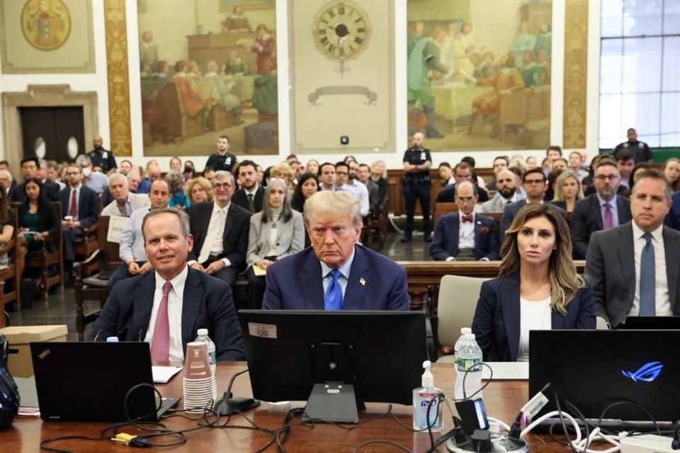 El ex Presidente Donald Trump durante una audiencia en la ciudad de Nueva York, el 2 de octubre.