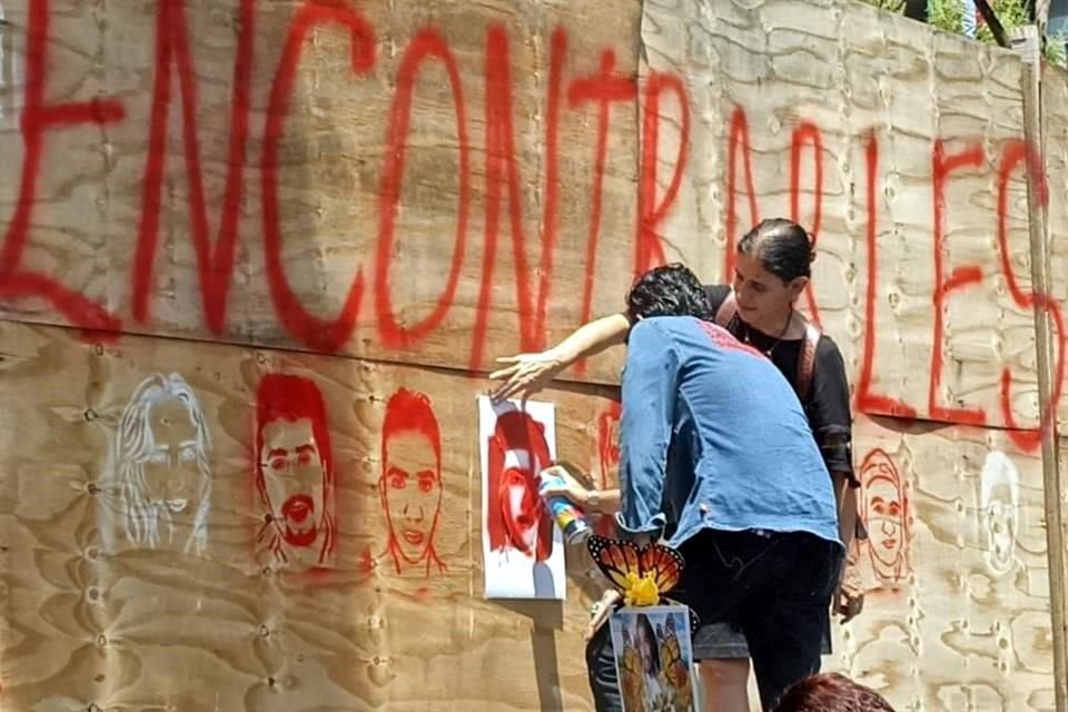 Familiares de desaparecidos y buscadoras durante una protesta en Morelos en agosto pasado.