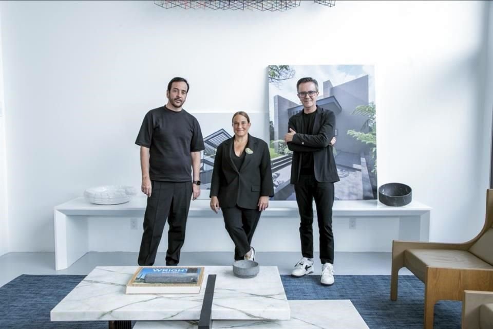 Emilio Cabrero, Andrea Cesarman y Marco Coello