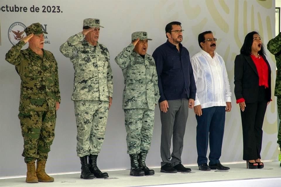 La ceremonia de relevo en el mando de la GN en Guerrero.