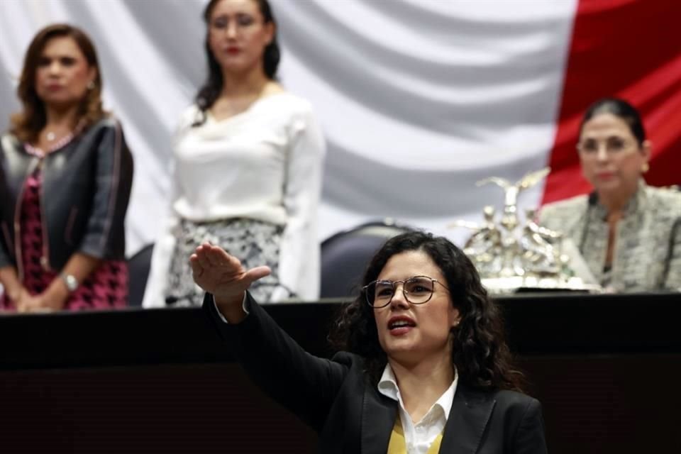 Comparecencia de la Secretaria de Gobernación, Luisa María Alcalde ante Diputados.