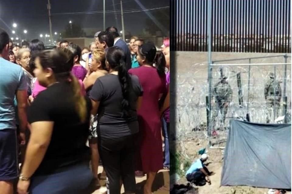 Los pobladores decidieron protestar contra las autoridades de Ciudad Juárez y el Gobierno federal por la próxima instalación de un albergue migrante temporal.