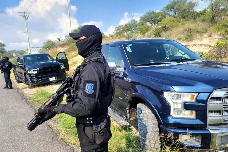 Policías estatales, militares y Guardia Nacional descubrieron la finca cuando patrullaba por el Centro de Teocaltiche.