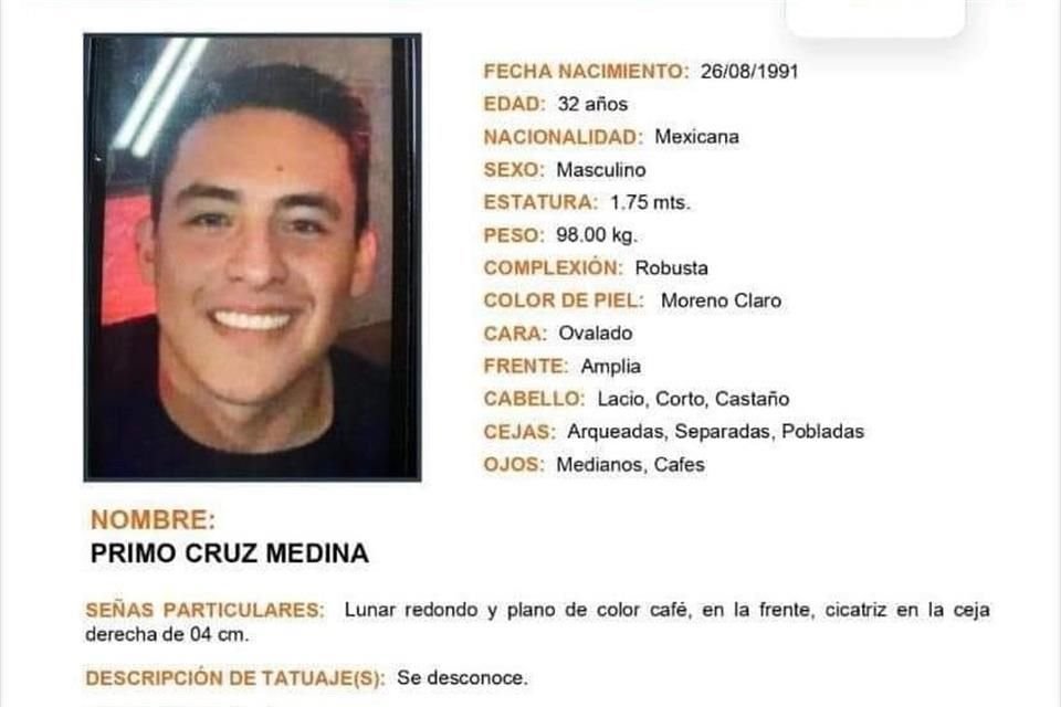 Primo Cruz Medina, empleado de empacadora de aguacate desaparecido.