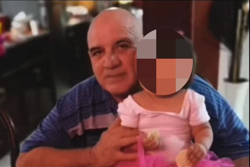 Daleiny Jaquelin Colmeneros Lozano y su abuelo, también fallecido en el ataque.