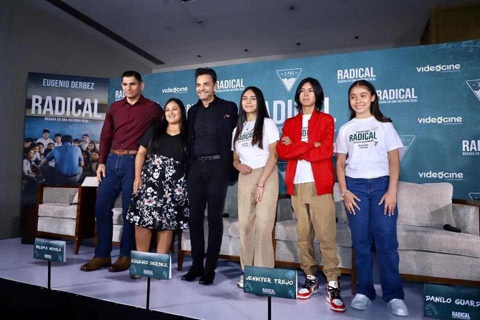 Eugenio Derbez comentó en conferencia de prensa que el objetivo de su nueva cinta 'Radical' es generar debate sobre la educación pública.