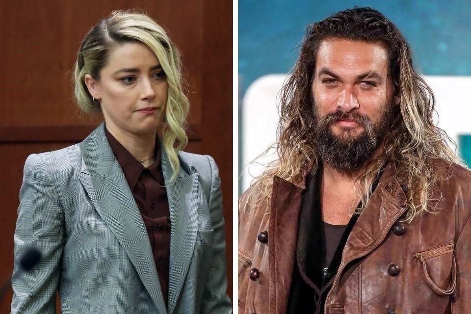 Documentos revelaron que Amber Heard le dijo a su terapeuta que Jason Momoa llegaba ebrio al set de 'Aquaman' y se vestía como Johnny Depp.