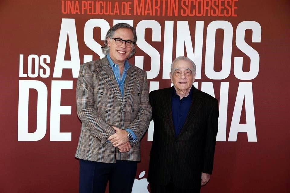 Scorsese está de visita en la CDMX junto al cinematógrafo mexicano, Rodrigo Prieto, con quien trabajó en 'Los Asesinos de la Luna'.