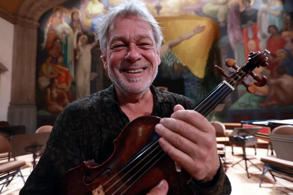 El violinista Manfredo Kraemer es el director invitado al concierto de la Academia de Música Antigua con obras de Bach.