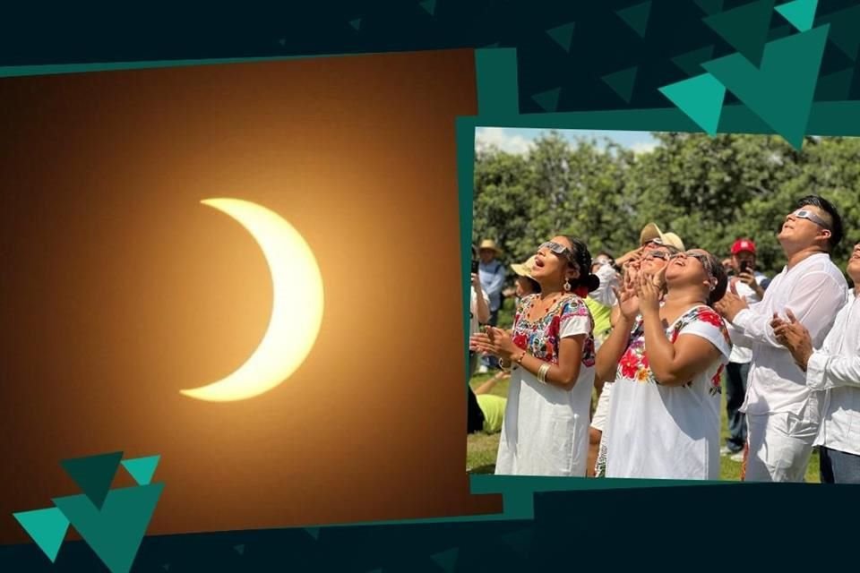 Cientos de personas vieron el eclipse anular de sol en diversas partes del País.