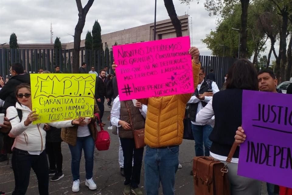 Los trabajadores del PJF están en contra del recorte a su presupuesto del próximo año.