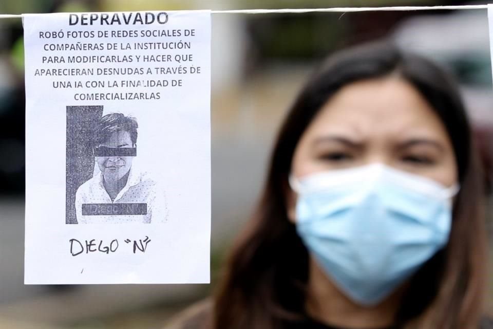 Alumnas del IPN exigieron la baja definitiva de Diego 'N' tras presuntamente alterar imágenes de mujeres con IA para crear fotos íntimas y venderlas.