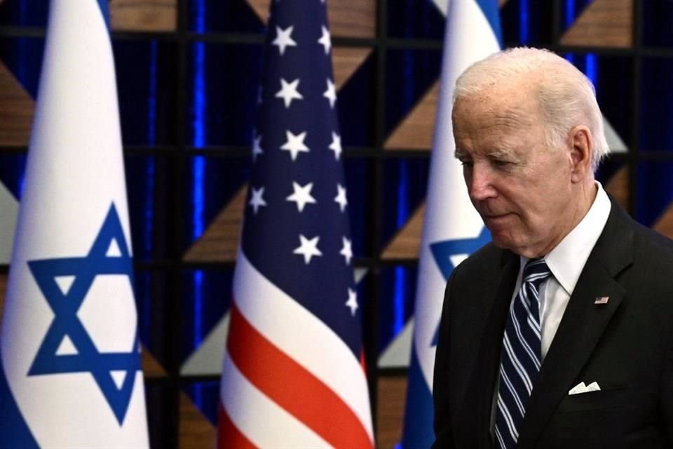 Israel permitirá la ayuda humanitaria a los civiles en Gaza desde Egipto tras declaración de Biden desde Tel Aviv.