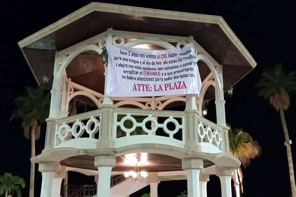 Kiosco en el malecón de La Paz.