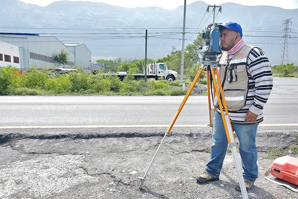 En la Carretera libre a Saltillo, donde presuntamente arrancaron los estudios, hubo poca actividad durante el día.