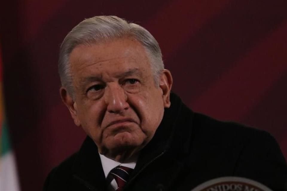 El Presidente López Obrador en conferencia.