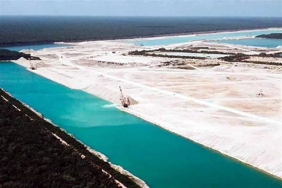 La mina de piedra caliza de Vulcan Materials está en la península de Yucatán.